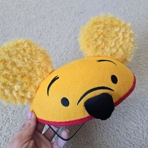 Disney's WINNIE THE Pooh Mickey Mouse Ears Hat/Cap - Youth Size - Fuzzy Ears